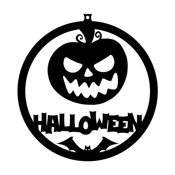 Laserdatei Halloween Ornament Lightburn